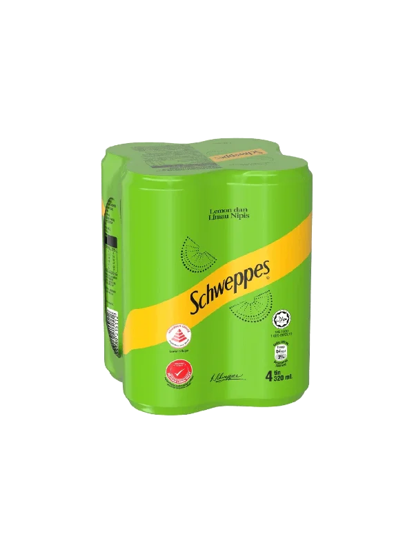 SCHWEPPES LEMON LIME 4X320ML