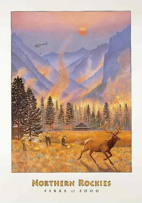 Northern Rockies Fires of 2000 - Small - Signed