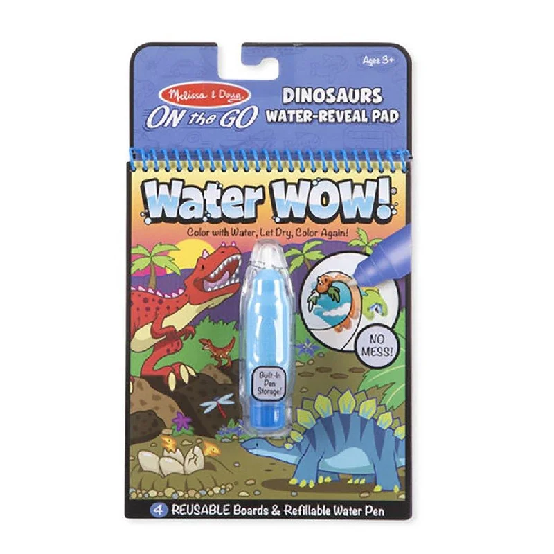 Melissa & Doug : Water Wow! Dinosaurs Water-Reveal Pad - On the Go Travel Activity