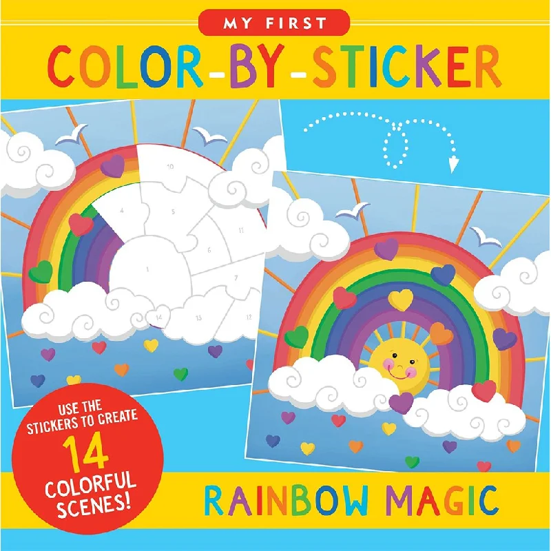 Peter Pauper Press : My First Color-by-Sticker - Rainbow Magic