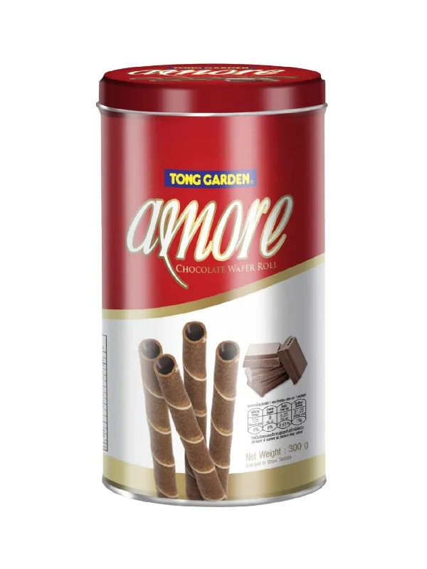 TG AMORE CHOCOLATE WAFER ROLL 280GM