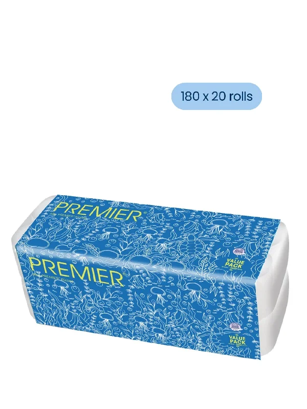 PREMIER NATURE BATHROOM TISSUE 180'SX20'R