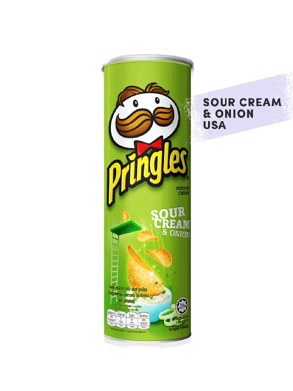 PRINGLES SOUR CREAM & ONION (USA) 158G