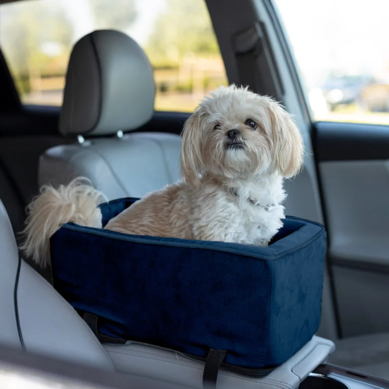 Luxury Console Dog Car Seat Sapphire