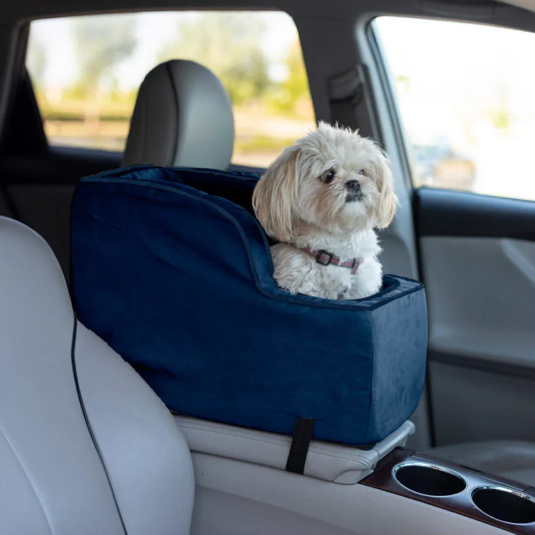 Luxury Highback Console Dog Car Seat Sapphire