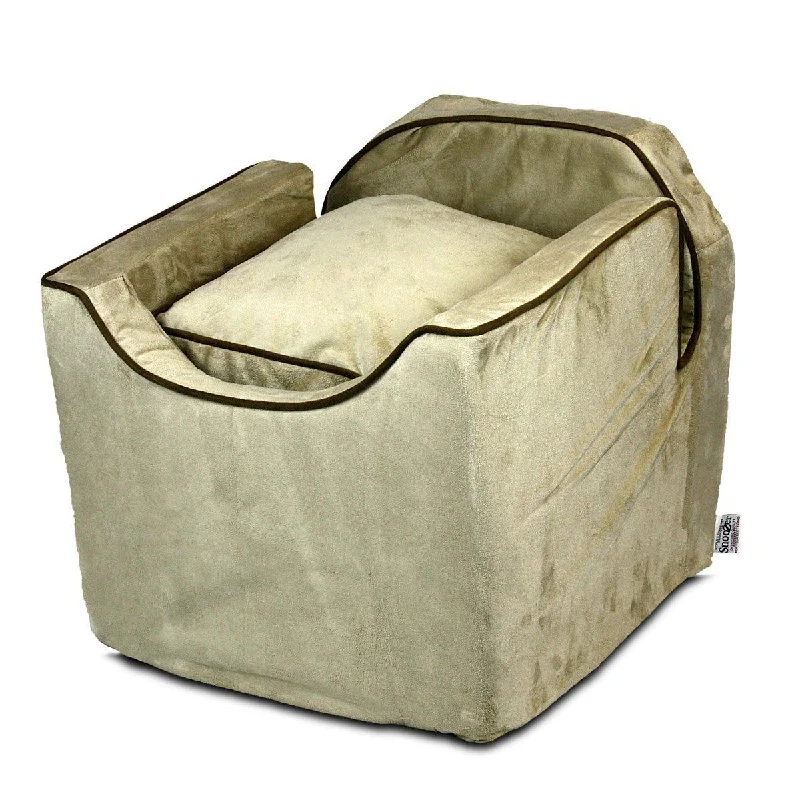 Luxury Lookout I Dog Car Seat Buckskin/Java