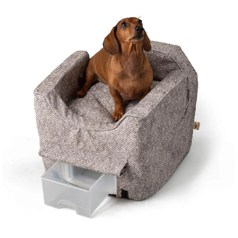 Luxury Lookout I Dog Car Seat Merlin Linen