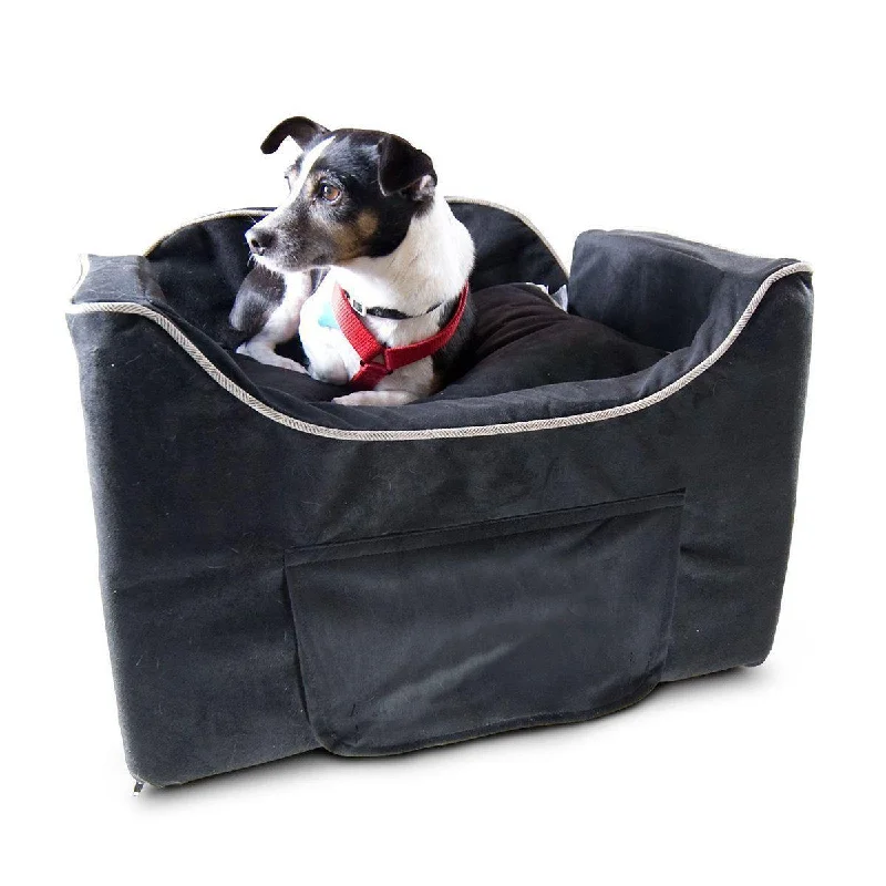 Luxury Lookout II Dog Car Seat Black/Herringbone