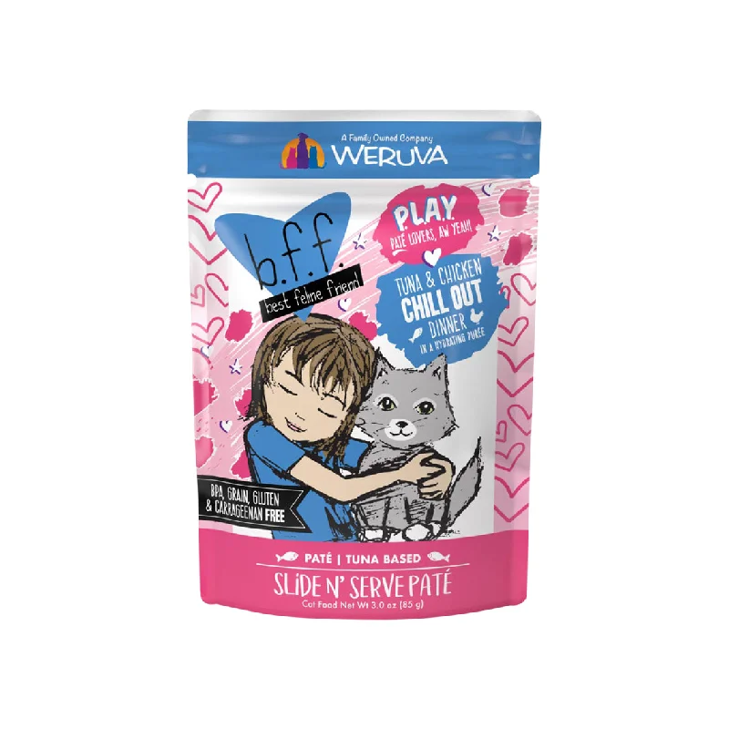 Best Feline Friend PLAY! Pate Lovers Aw Yeah Grain-Free Wet Cat Food Pouches