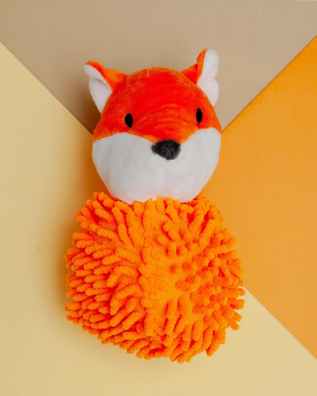 Fox Squeaky Spiker 2-in-1 Dog Toy