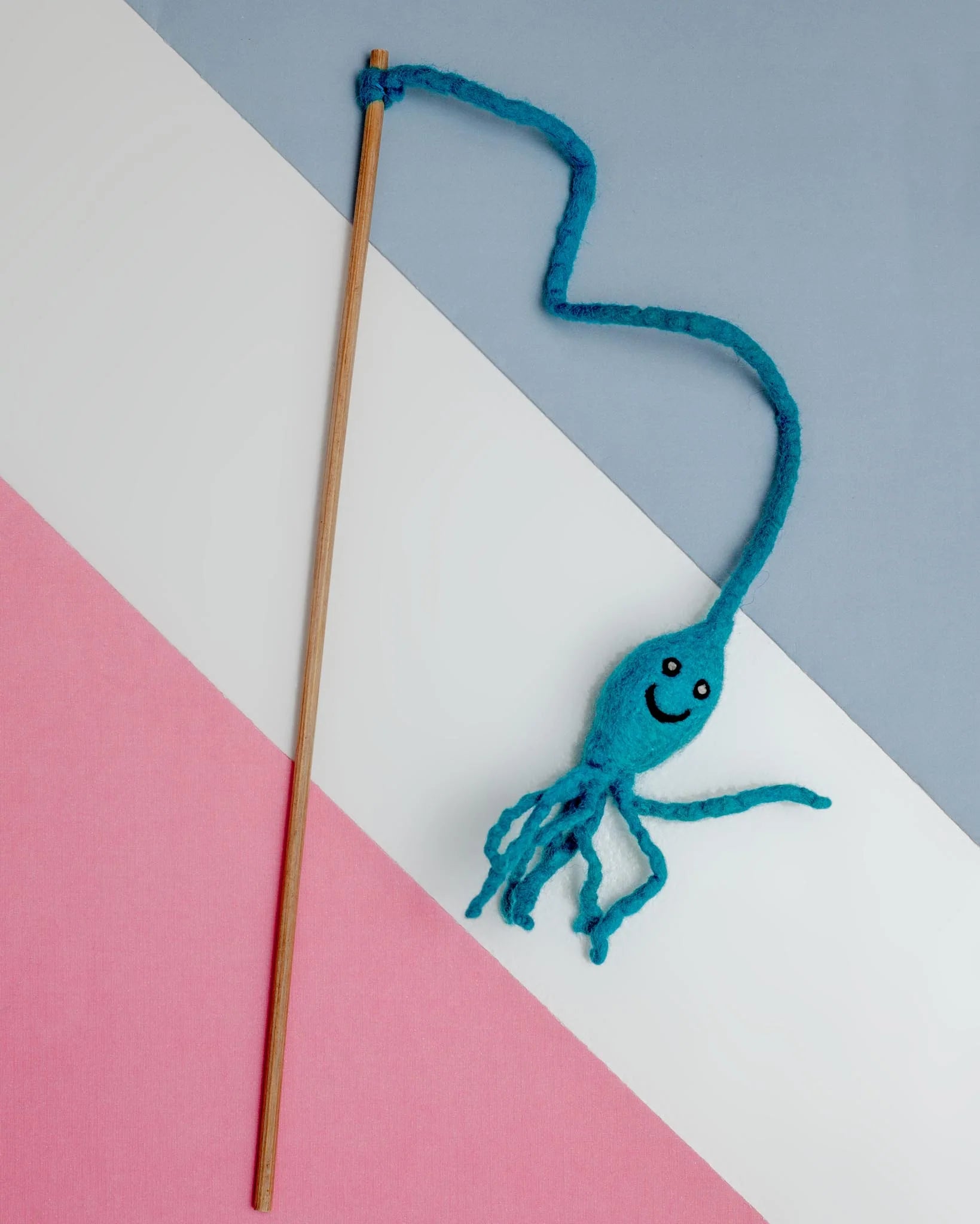 Octopus Cat Teaser Wand Toy