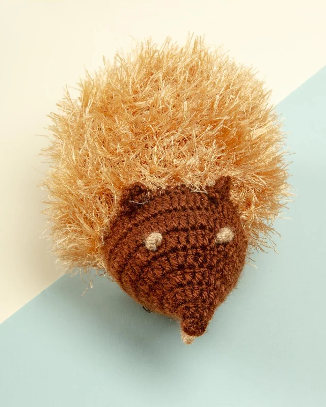 Fuzzy Hedgehog Dog Toy (FINAL SALE)