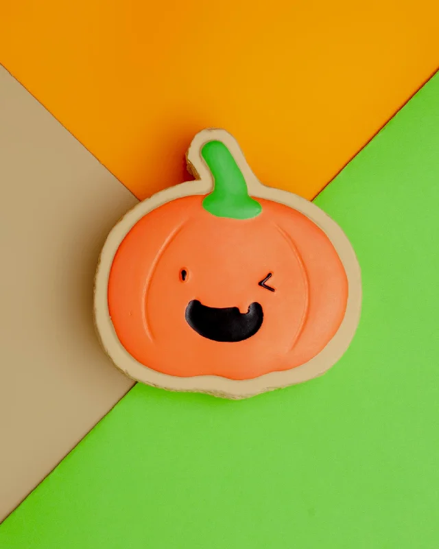 Pumpkin Cookie Latex Squeaky Dog Toy