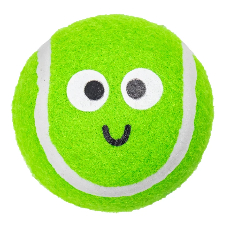 Christmas Dog Toy - 3 Smiley Sprout Tennis Balls