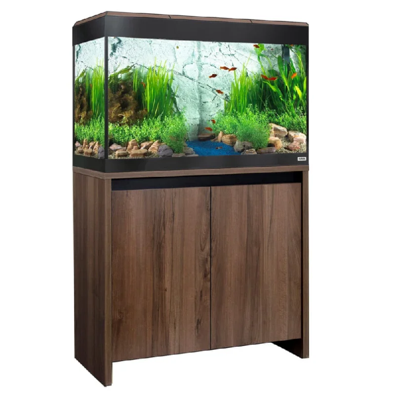 Roma Bluetooth LED Aquarium - 125L - Walnut