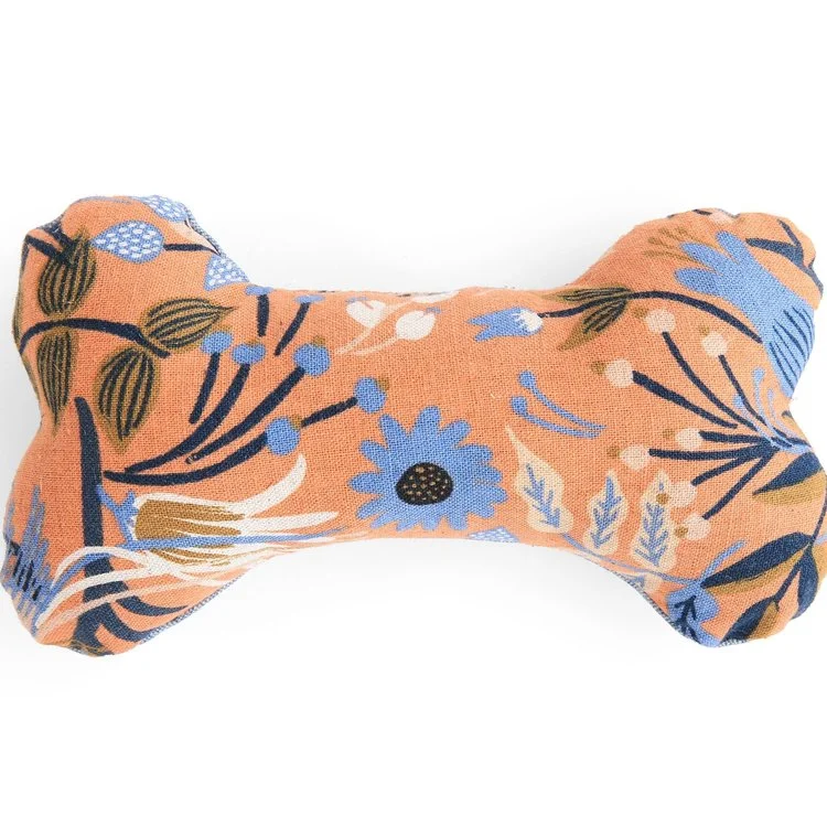 THE FOGGY DOG | Rifle Paper Co. Boho Birds Peach Dog Toy